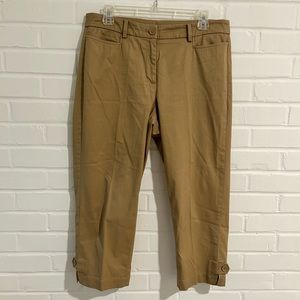 Tan Kakhi Talbots Perfect Skimmer Pants